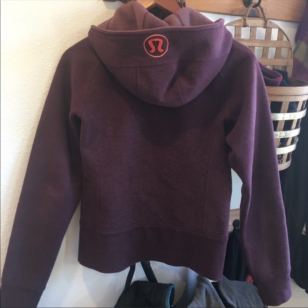 Plum Lululemon Athletica Full zip hoodie